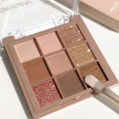 Luxurious 9 color eyeshadow palette